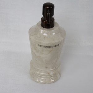 GENUINE MARBLE FRANCESCA COLLECTION BATHROOM SOAP LOTION DISPENSER-CHAMPAGNE-#B